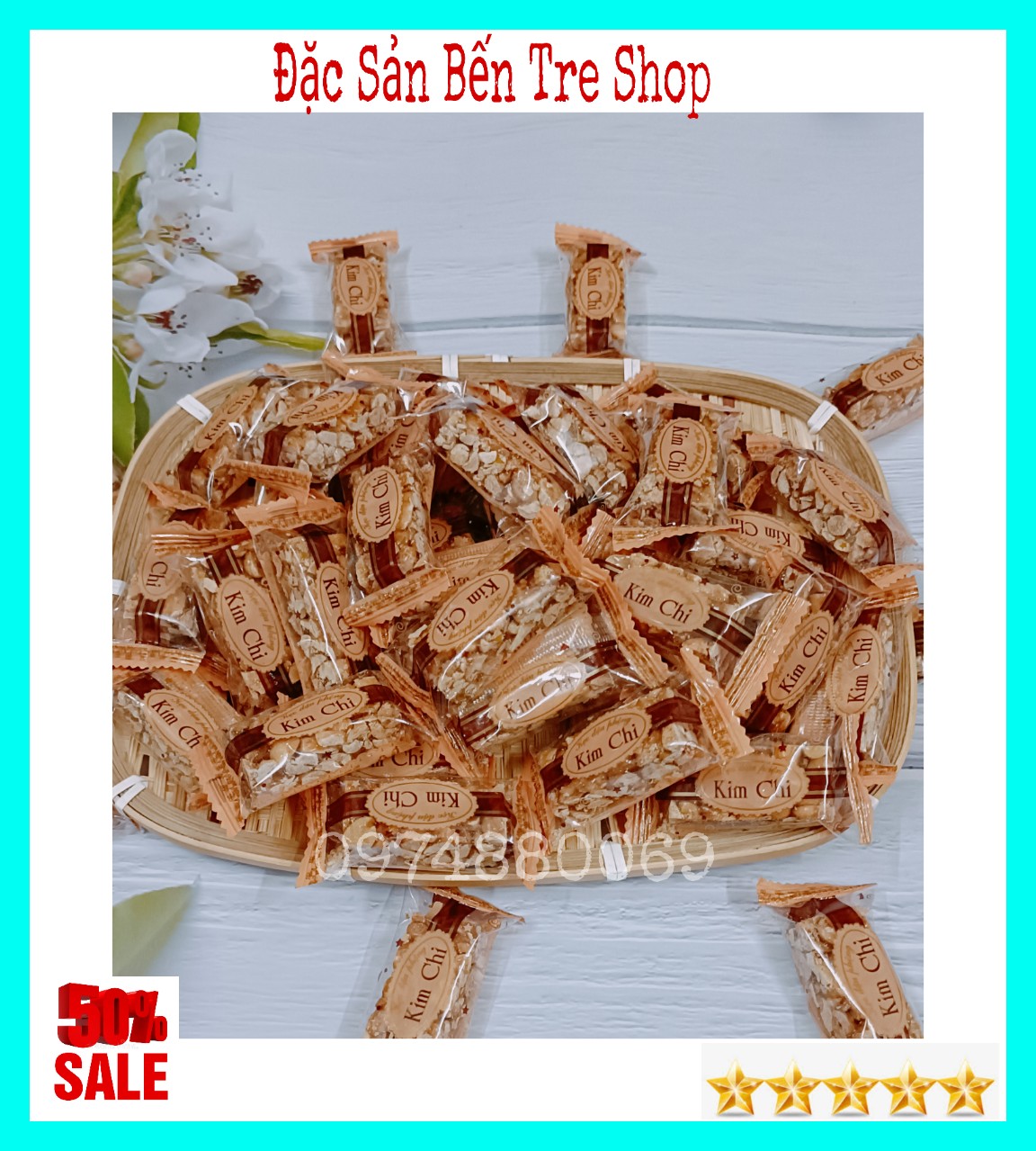 1kg kẹo đậu phộng giòn béo loại đặt biệt- đặc sản bến tre shop
