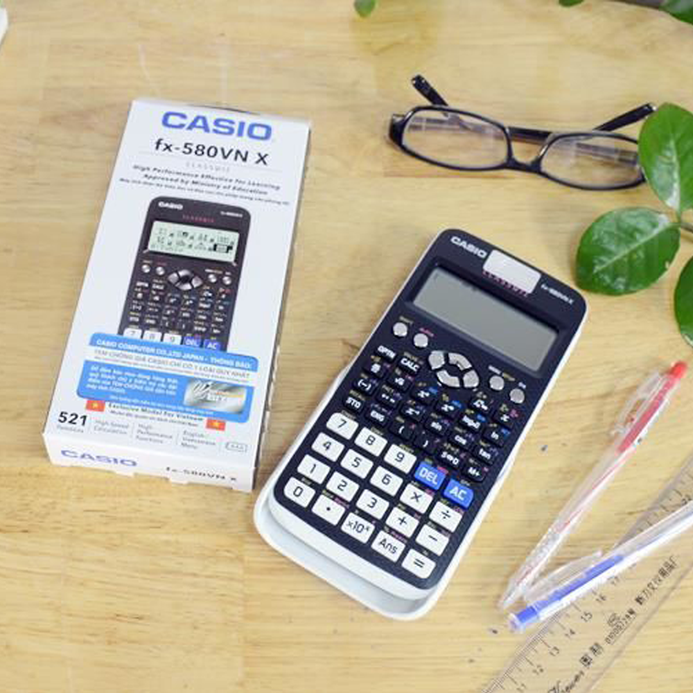 Máy tính casio fx 580vnx, máy tính tay học sinh, casio fx-580vn, hỗ trợ tính toán trong kỳ thi tpht qg, máy tính dành cho học sinh, sinh viên, trung học, đại học, hỗ trợ giải mã ma trận, tính toán số lượng, xác xuất, mt casio fx 580vnx