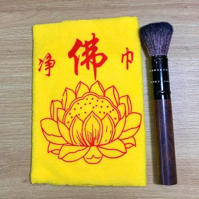 Brush for Cleaning Statues, Cleaning Cloth for Buddha Statues, Altar, Tea Table, Desk - 5
