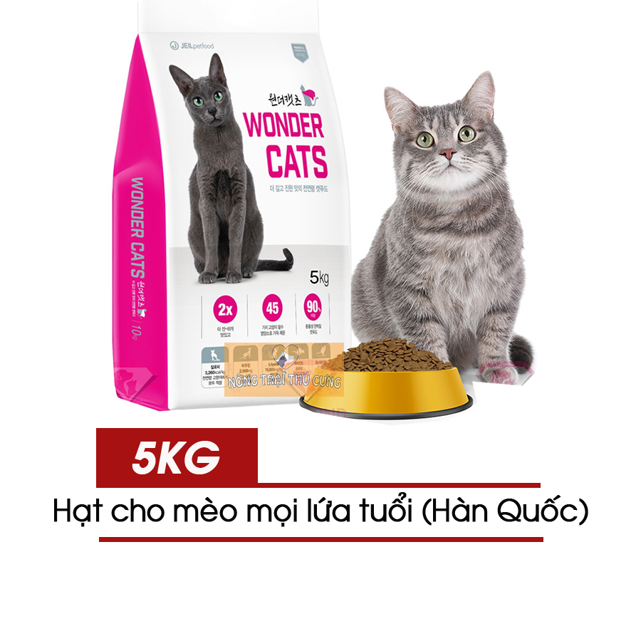 Hạt cho mèo mọi lứa tuổi wondercats -