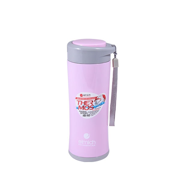 Phích giữ nhiệt cao cấp elmich inox 304 420ml el7918