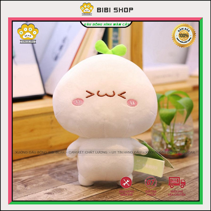 Gấu bông hình mầm cây size 45cm