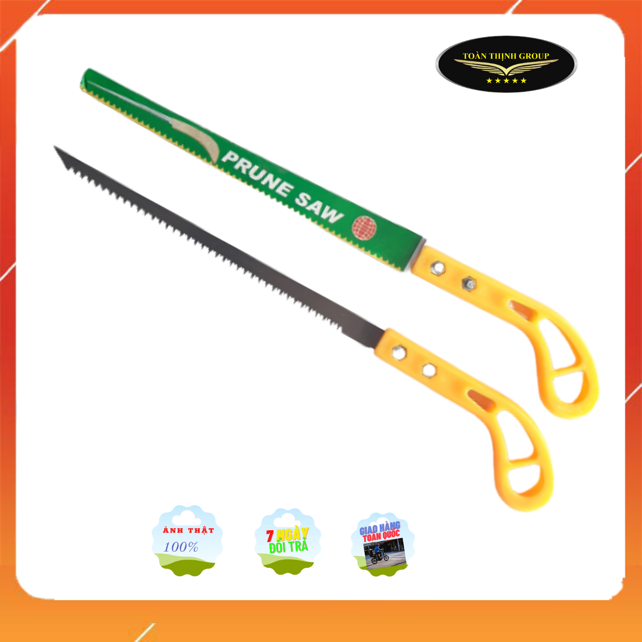 Cưa thạch cao cán mũ, cưa gỗ cầm tay mini cán nhựa vàng