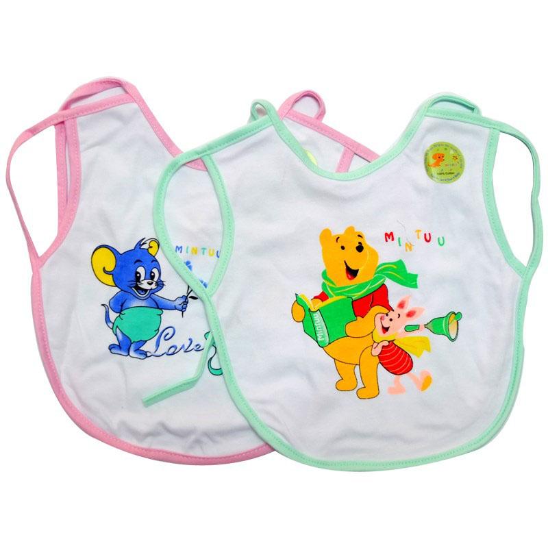 Yếm áo cho bé Mintu cotton