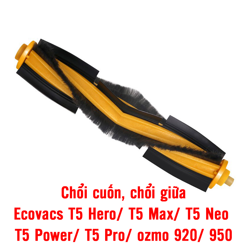 Chổi cuốn, chổi giữa, chổi xoắn robot hút bụi ecovacs t5 hero/ t5 max/ t5 power/ t5 neo/ t5 pro/ ozmo 920/ ozmo 950
