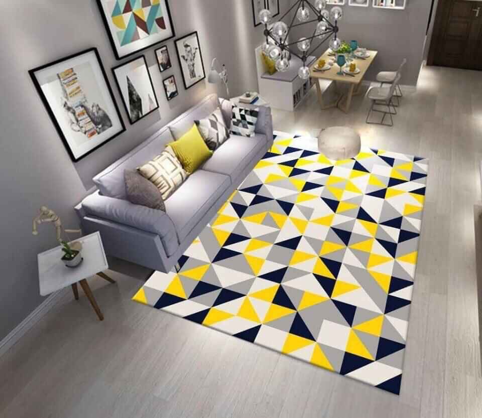 Thảm Lông Tròn  ,Thảm Chụp Hình, Trang Trí ,Thảm Đa Năng -NHADEP56