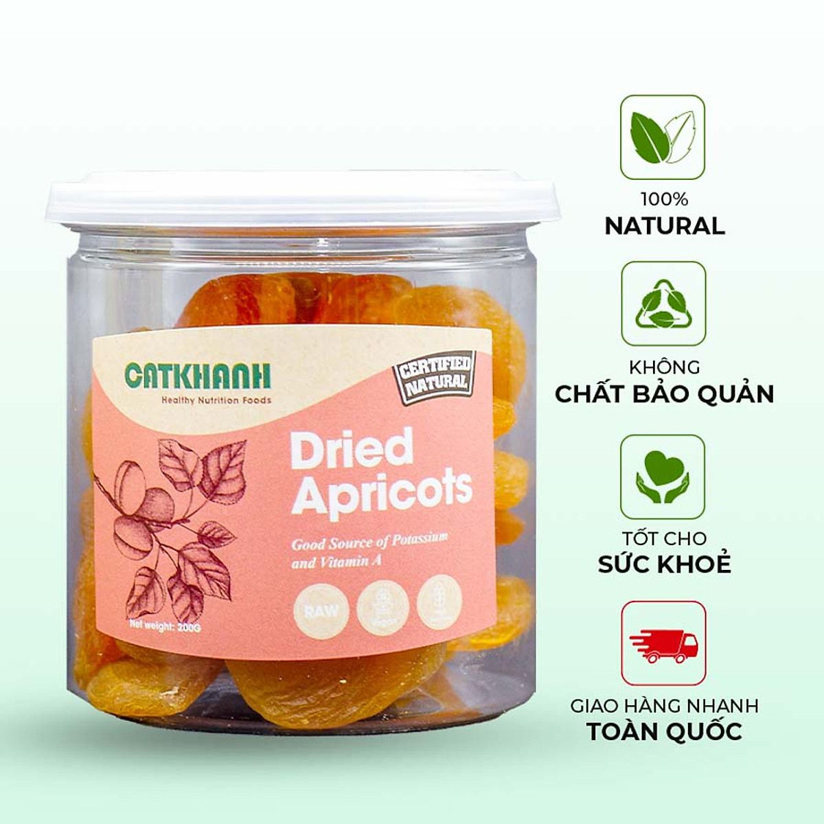 Trái mơ sấy dẽo thổ nhĩ kỳ
