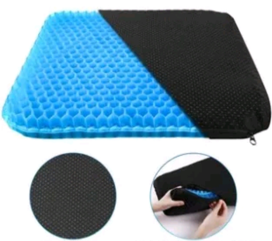 Đệm ngồi silicon 3d 2 lớp thoáng khí
