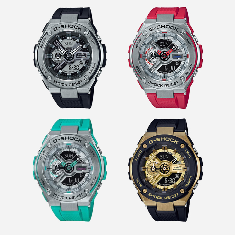 Đồng hồ G-shock GST-400 vỏ thép ( 4 màu lựa chọn) chất lượng cao 1:1