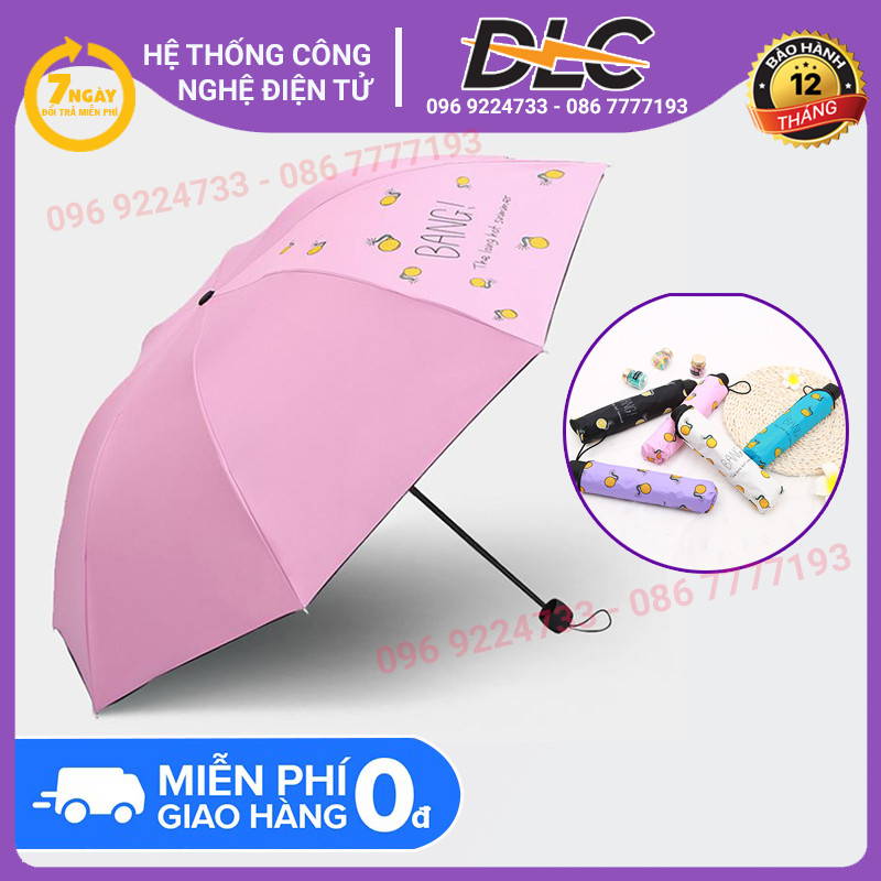 [HCM]Ô Dù Che Nắng Chống Tia UV Ô Che Mưa Chống Thấm - Ô Bang Mini Cao Cấp Nhỏ Gọn Dễ Mang Theo - Ô Dù Tán Rộng Loại Dày Ô Che Mưa Loại Tốt Gía Rẻ