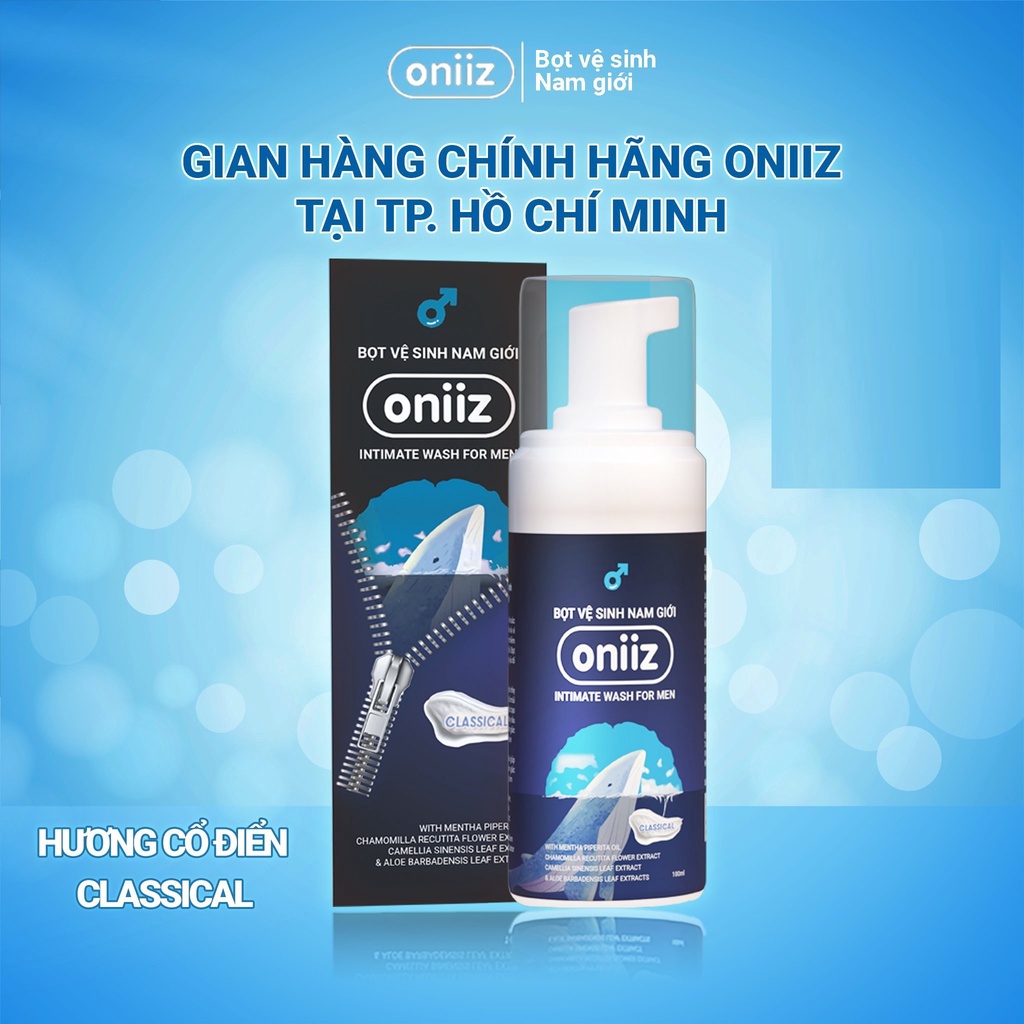 Bọt vệ sinh nam giới Oniiz, Dung dịch vệ sinh nam tạo bọt classical (hương cổ điển)