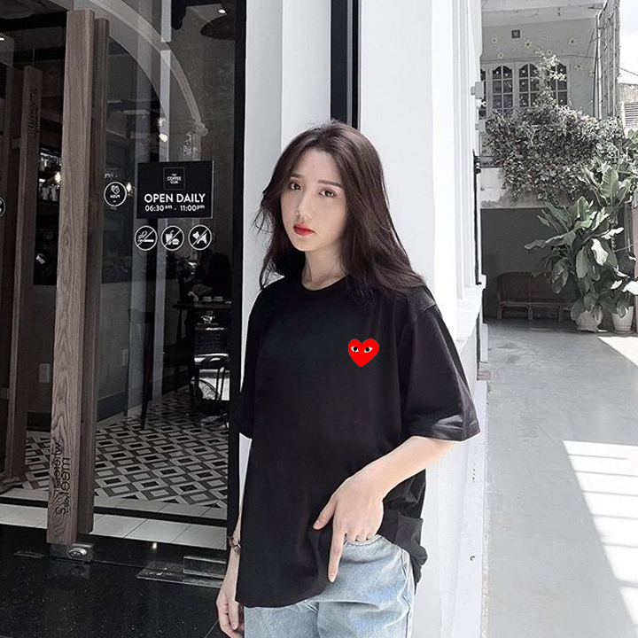Áo Thun Unisex Tay Lỡ Heart Play