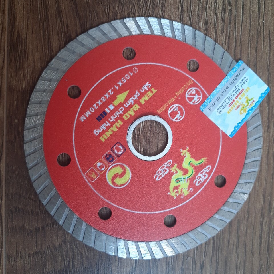 Lưỡi cắt rồng đỏ chuyên gạch bóng kính kim sa đá granite combo 10 viên