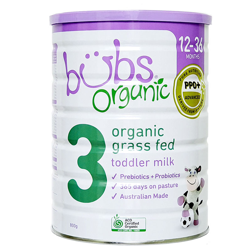 Sữa bubs số 3 oraganic 800g