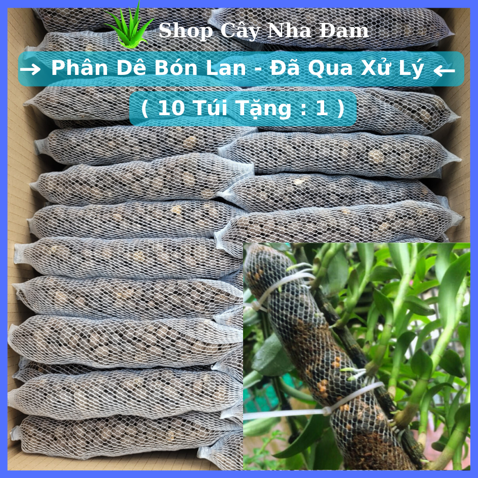 Phân dê túi lưới bón lan - 5túi