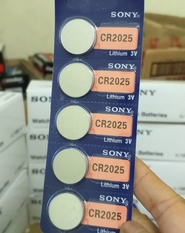 5 Viên Pin CR2025 Pin 3V  SONY Lithium