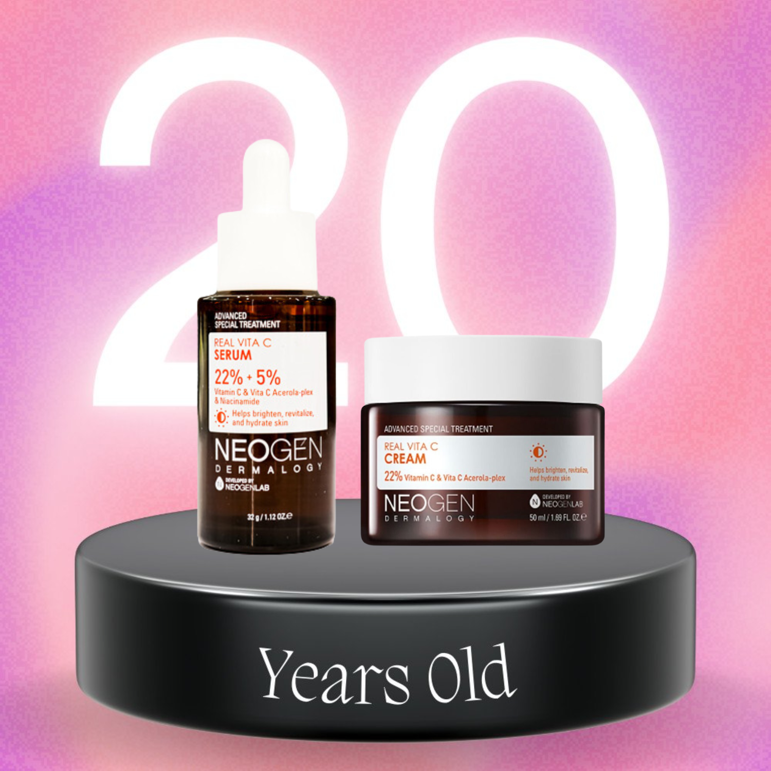  Tinh Chất Kem Dưỡng Hỗ Trợ Trắng Mờ Thâm Neogen Dermalogy Real Vitamin C Serum - 32g 