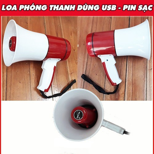 LOA PHÓNG THANH MS16 004 CÔNG SUẤT 15W  - CẦM TAY - GHI ÂM