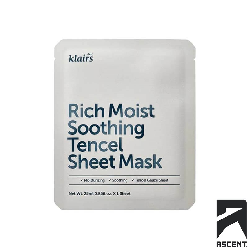 MỚI VỀ Mặt nạ dưỡng ẩm Klairs Rich Moist Soothing Sheet Mask