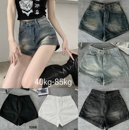 Quần Short Jean Nữ Đủ Size 30-70kg Trơn Đơn Giản Dễ Phối Đồ Chất Đẹp Ms Jean 008