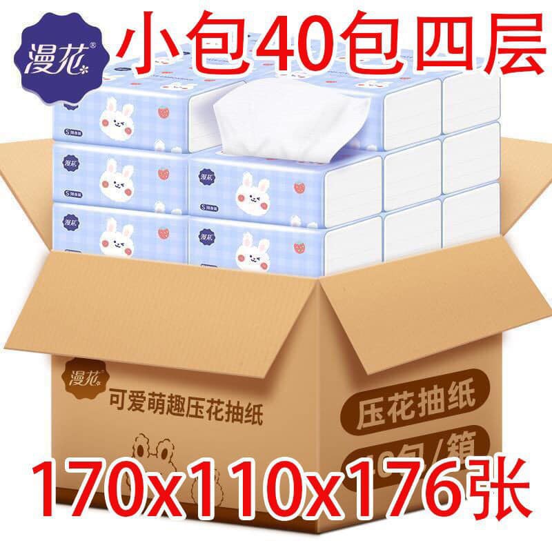 Giấy ăn thỏ thùng 40 gói