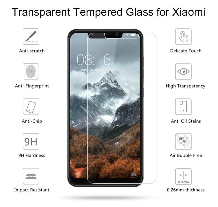 Kính Cường Lực Cho Xiaomi Mi A2 Lite (Trong suốt) (Combo 2 chiếc)