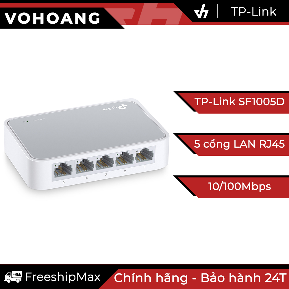 Switch TP-Link TL-SF1005D 5 Port (Trắng)