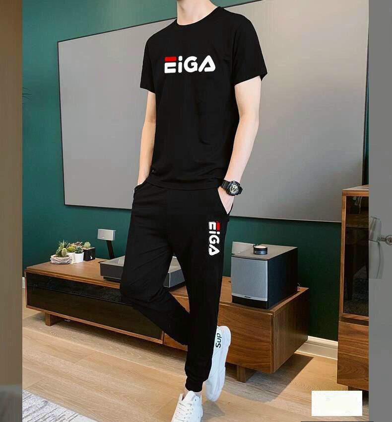 Set bộ thể thao nam quần dài thun lưới mè co giãn