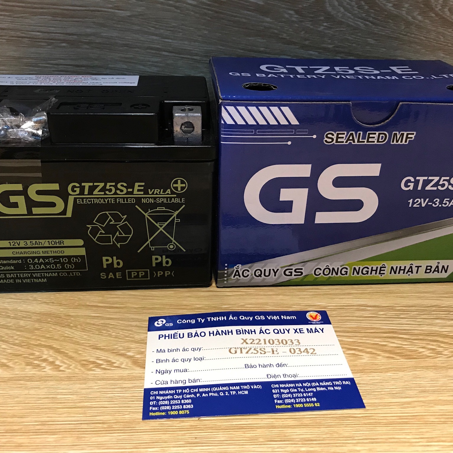 Ắc Quy GS Wave Các Đời 110 Chính Hãng