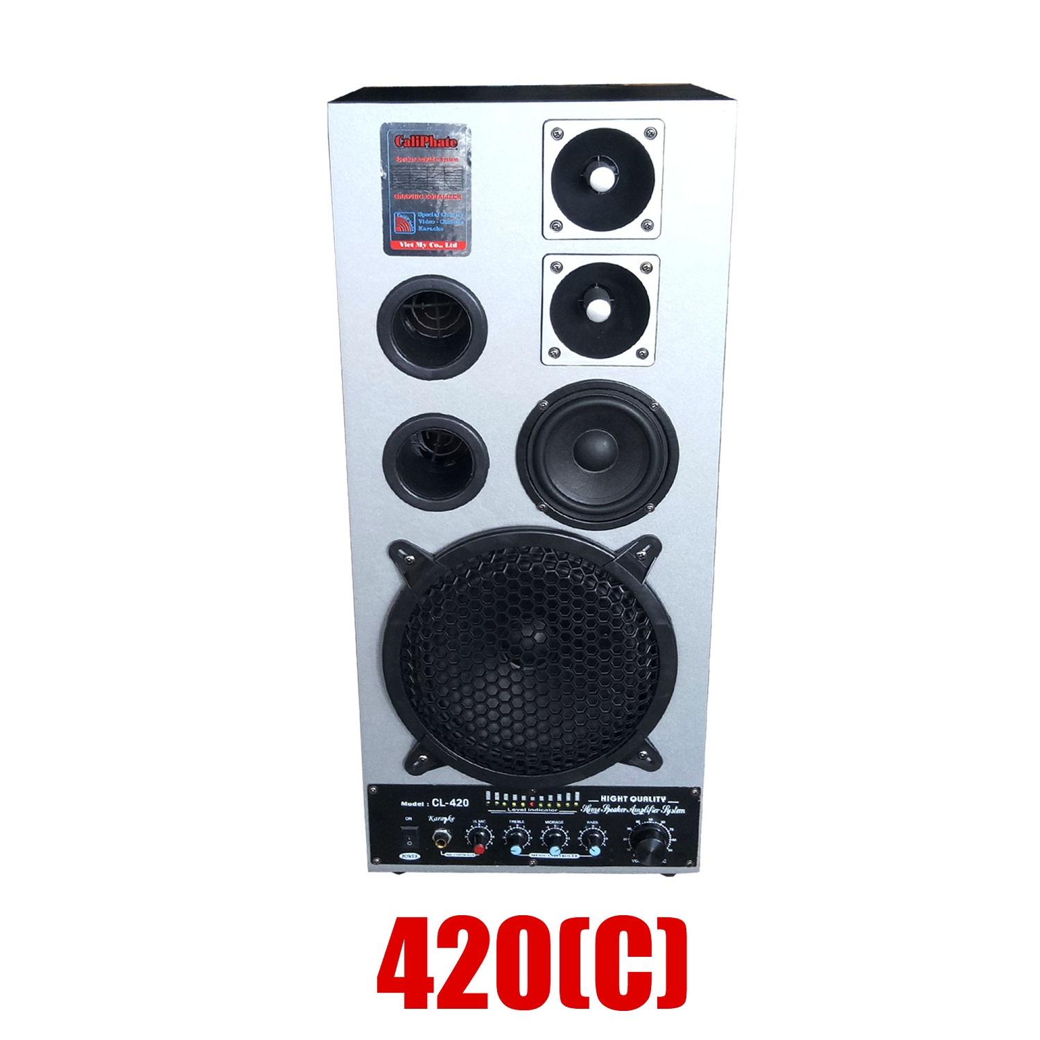 Loa liền kích công suất bass 20 caliphate CL-420, loa liền âm ly, loa cắm máy tính, loa cắm TV, loa liền công suất bass 20 (1 cái) CL-320