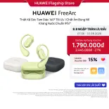 Tai nghe HUAWEI FreeArc | Thiết Kế Góc Tam Giác 140° Tối Ưu | Chất Âm Bùng Nổ | Kháng Nước Chuẩn IP57