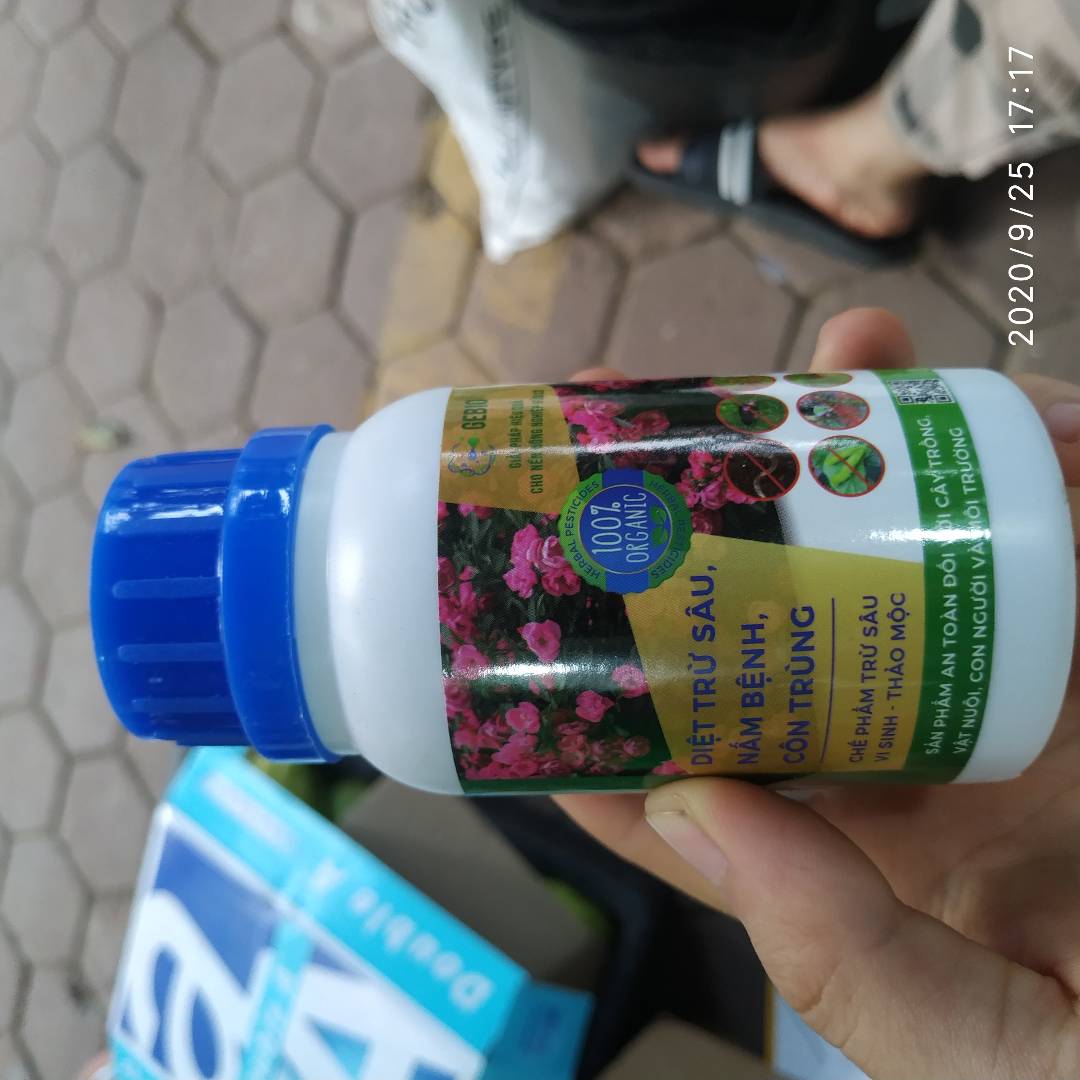 Chế phẩm trừ sâu vi sinh- thảo môc Gebio 100ml- 100% organic
