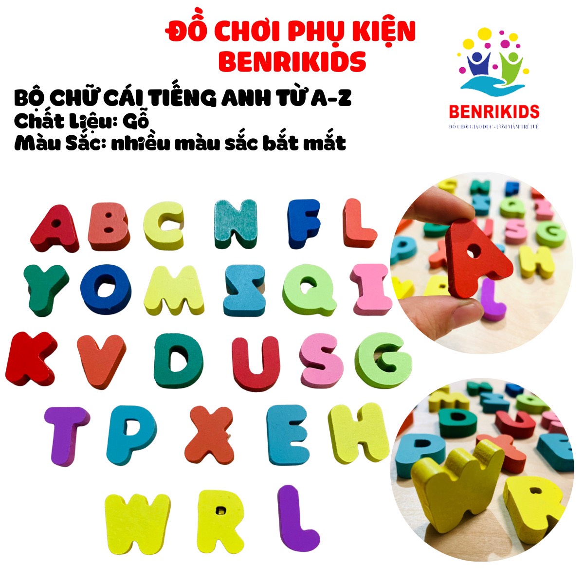 Đồ Chơi Lắp Ghép Chữ Cái Tiếng Anh Bằng Gỗ Cho Bé Từ 2 Đến 5 Tuổi Vừa Học Vừa Chơi, Đồ Chơi Trẻ Em Loại Mới, Đồ Chơi Giáo Dục Benrikids