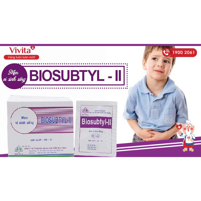 Men vi sinh biosubtyl ii h/25 gói