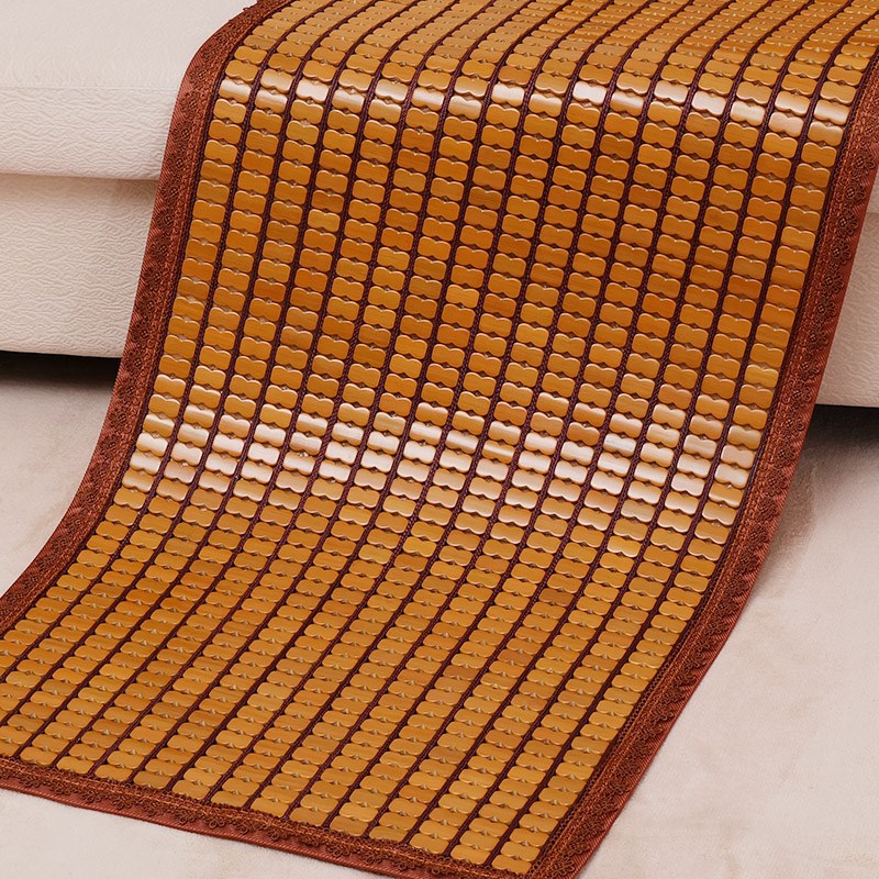 Chiếu trúc hạt nhỏ không viền màu nâu size 0.8mx1m9