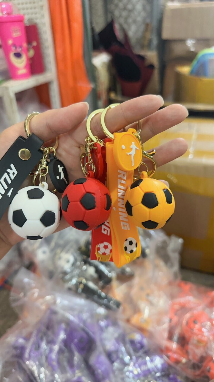 Móc khóa hình quả bóng siêu đẹp, cute, bóng bay