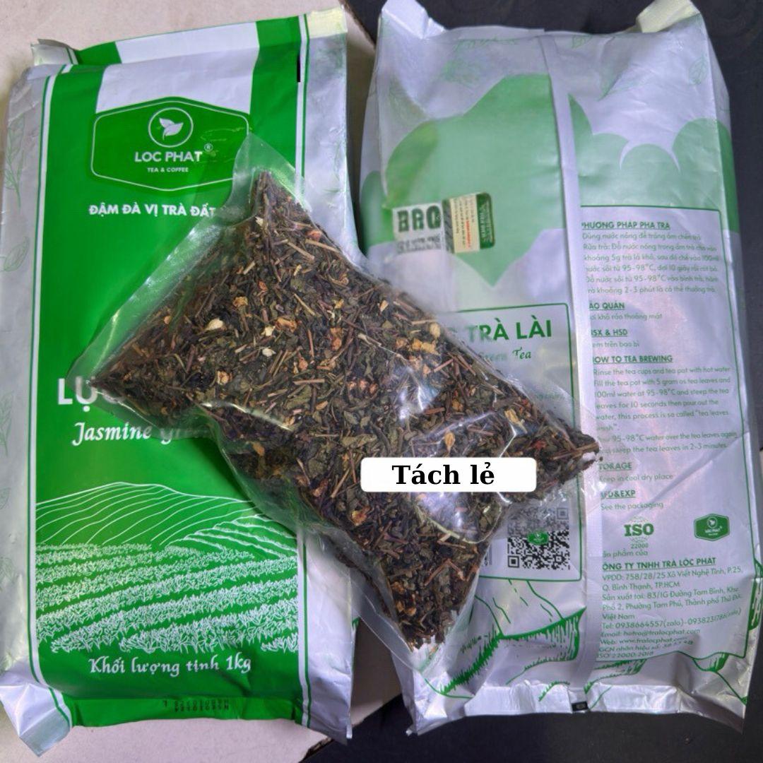 Trà Lài Lộc Phát - Hương Vị Đậm Đà & Thanh Mát | Tách Lẻ 100g, 200g, 500g gói nguyên 1kg