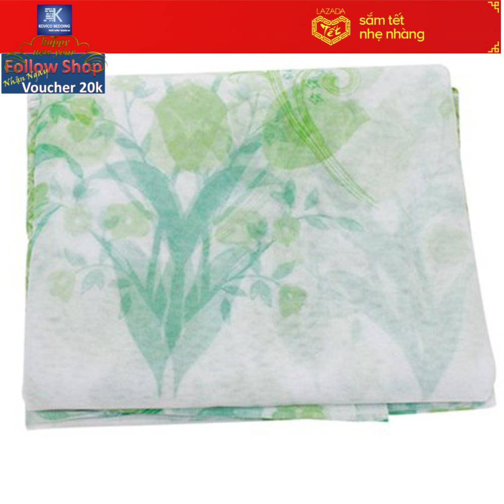 (FreeShip MAX) Màn ngủ hoa tulip (xanh) 1m6x2m
