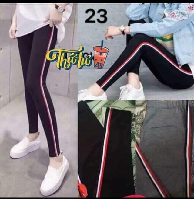 Combo 3 Quần Legging viền dọc thể thao