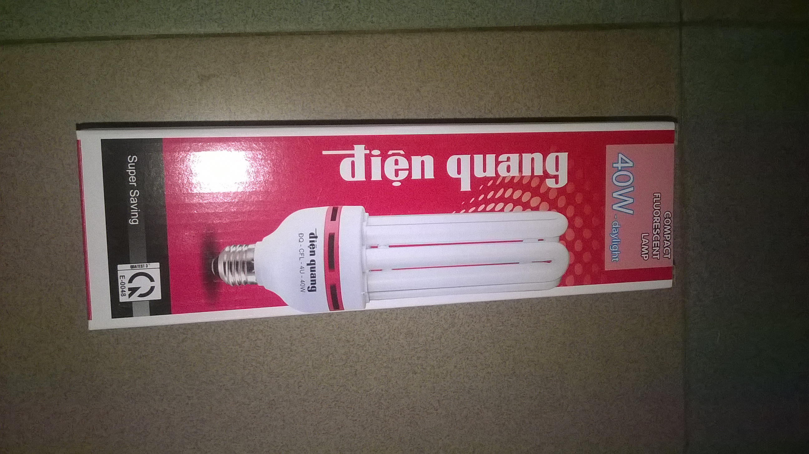 [HCM]BÓNG HUỲNH QUANG  BÓNG 4U 40W ĐIỆN QUANG