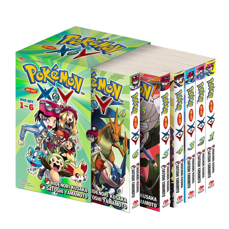 [HCM]Trọn bộ Pokemon Đặc Biệt-Box set 6 Tập