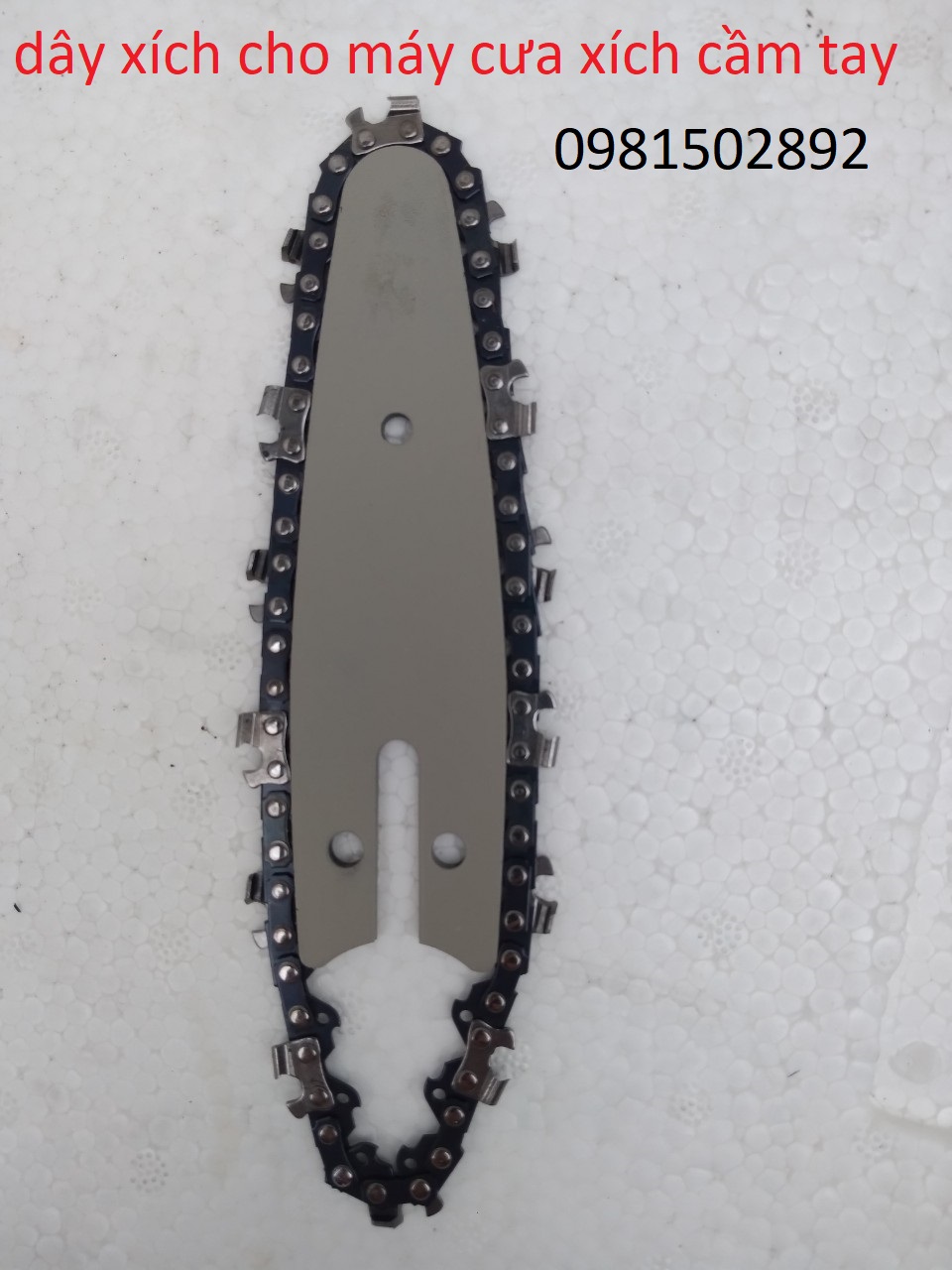 Xích, cho máy cưa pin mini cầm tay ,dùng lam 6 inch ,dài 15cm xích máy cưa makita m