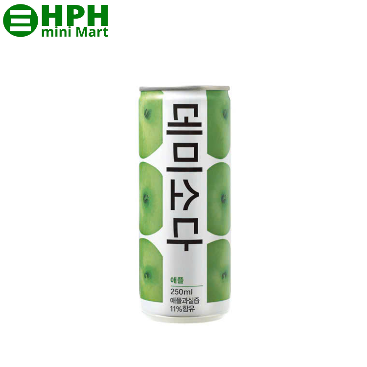 Nước giải khát Demisoda vị trái cây lon 250ml Hàn quốc