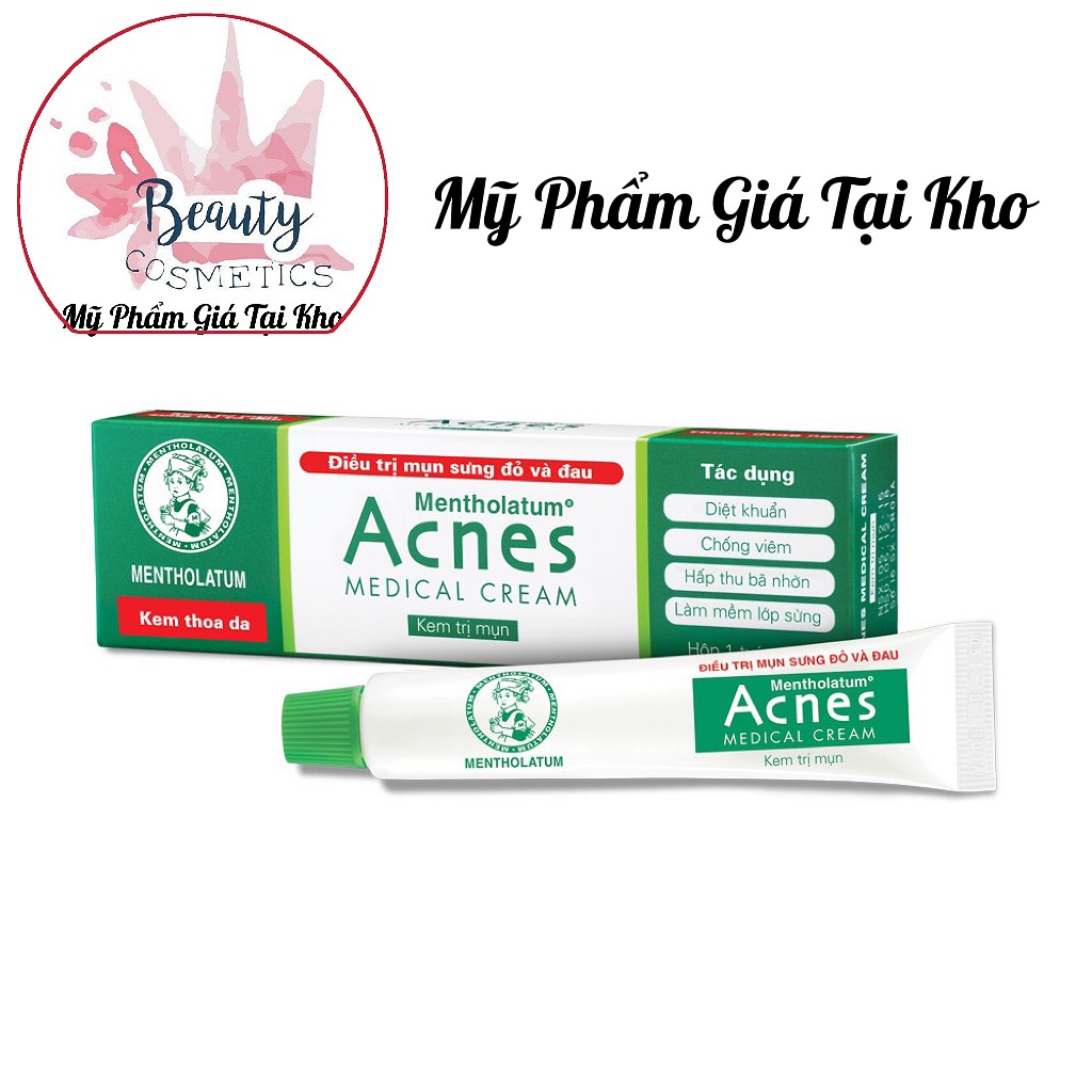 Kem ngừa mụn sưng đỏ và đau Acnes 18g