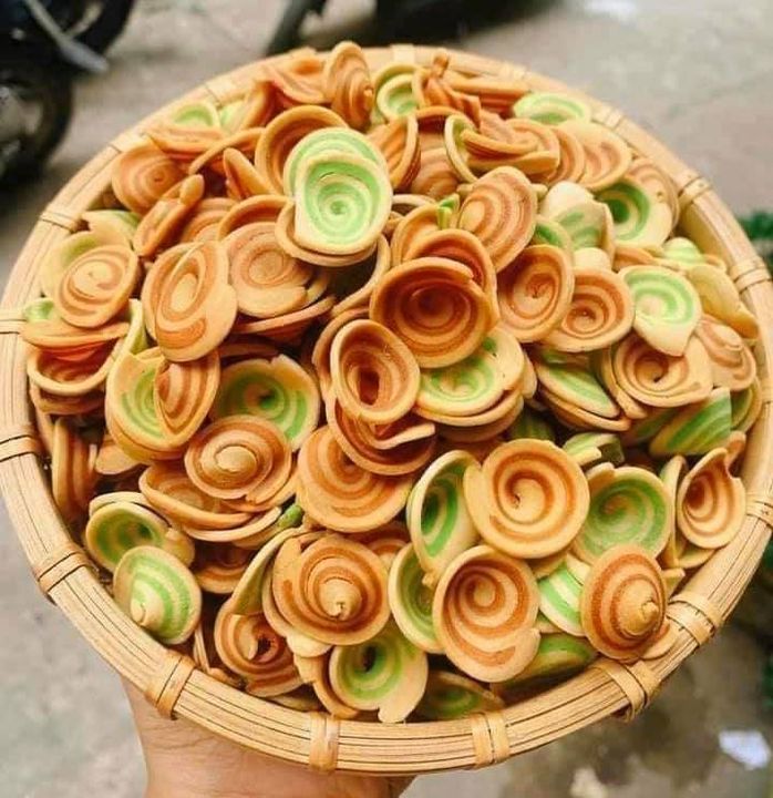 Bánh tai heo nhí mix 2 màu