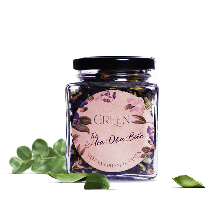 [HCM]Trà Hoa Đậu Biếc - 50g - 100% hoa đậu biếc sấy khô - làm sáng da  chậm quá trình lão hóa  giảm cao huyết áp - Tạp Hóa Green