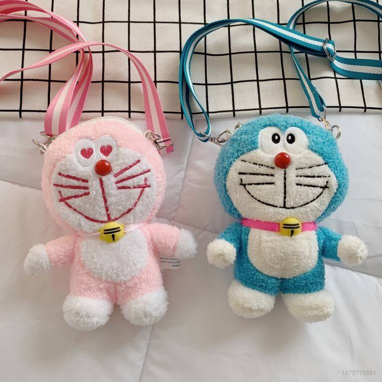 Túi đeo chéo hình doraemon đáng yêu cỡ lớn thời trang cho nữ by3 yb3