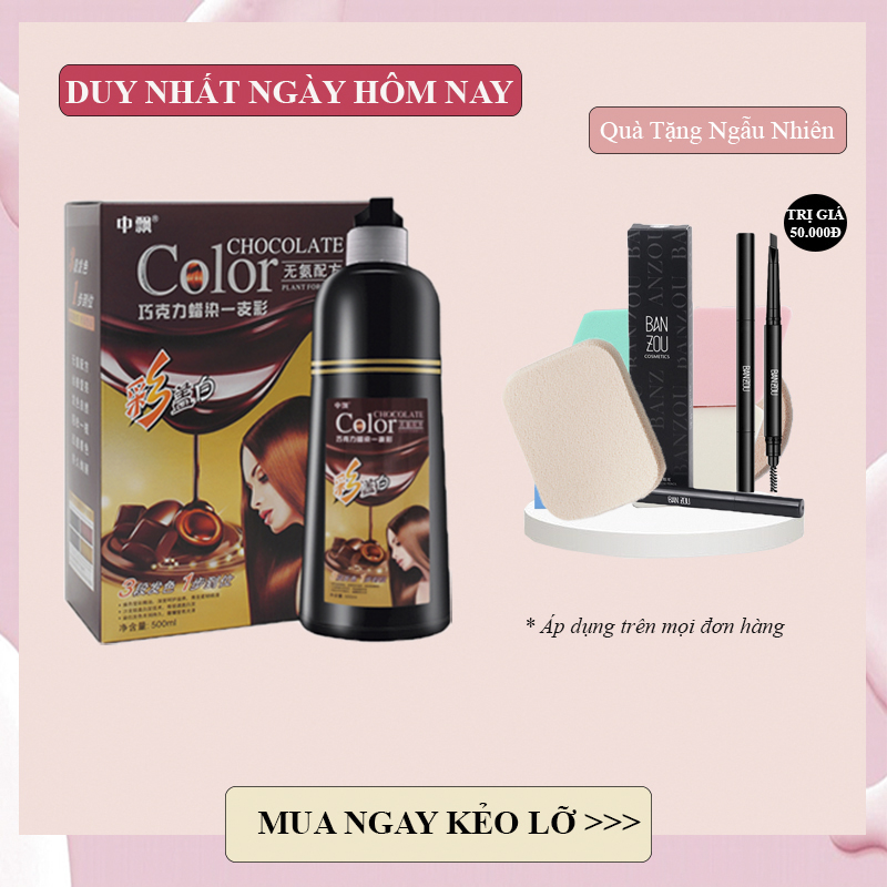 THUỐC NHUỘM TÓC CAO CẤP CHÍNH HÃNG(Tặng bút kẻ viền môi khi mua thuốc nhuộm) HÀNG NỘI ĐỊA TRUNG LÊN MÀU CỰC CHUẨN SIỀU MỀM MƯỢT NHIỀU MÀU DỄ SỬ DỤNG 600ML