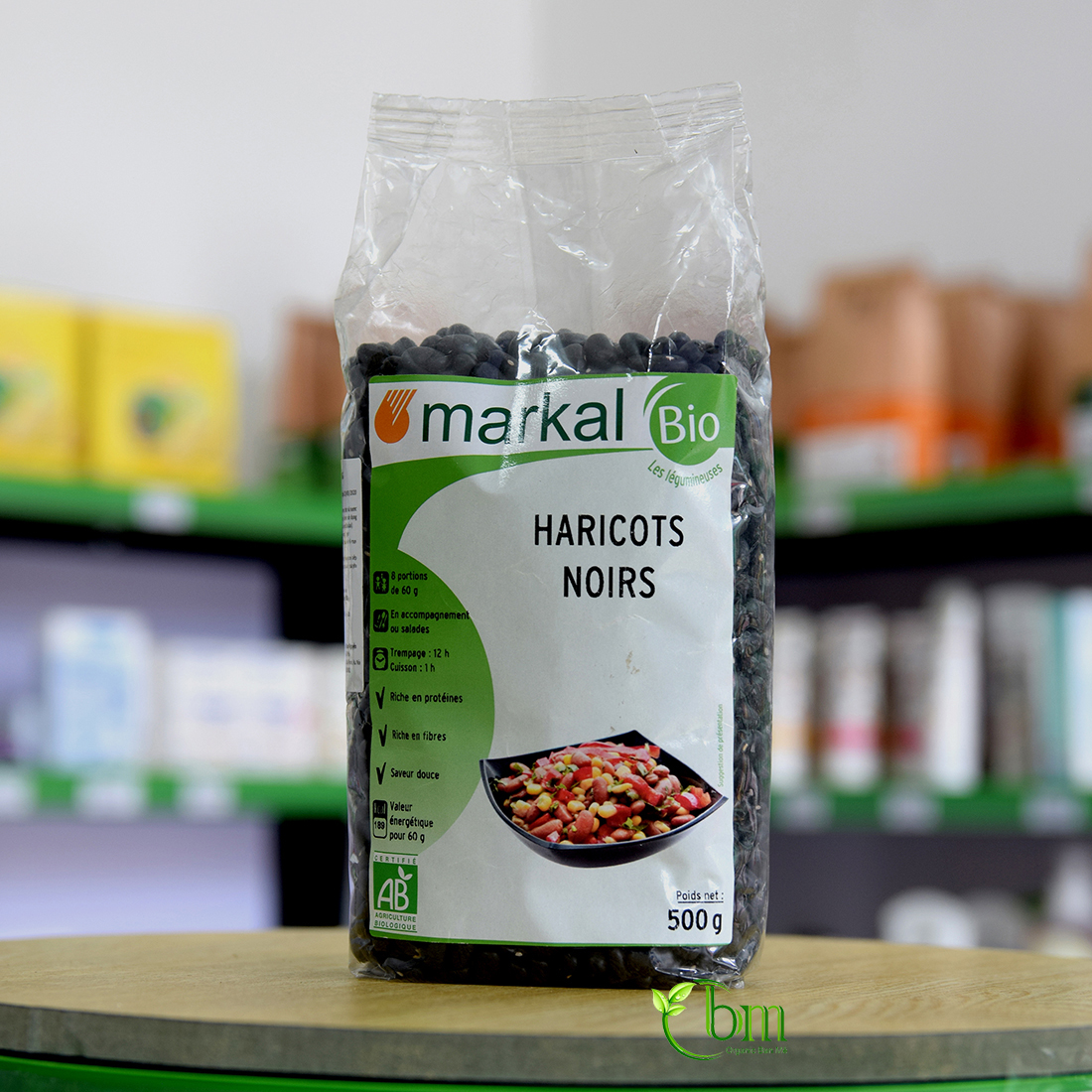 Đậu đen (đỗ đen) hữu cơ 500g - Markal