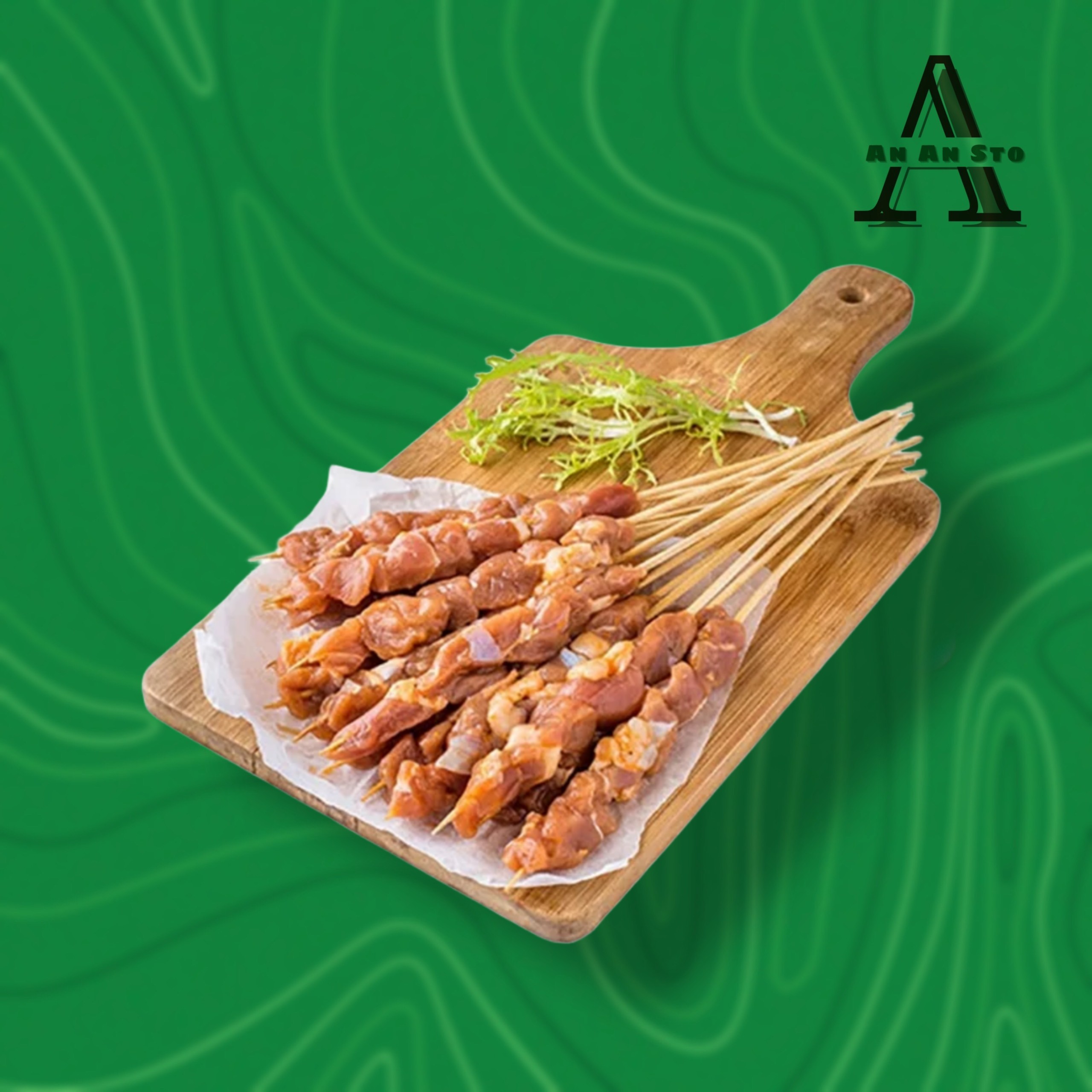 500g que xiên gỗ xiên đồ ăn nhiều kích thước